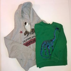 Boys sweatshirts size 5